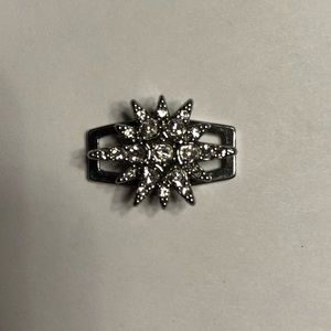 Keep Collective White Gold Pave Star charm